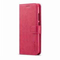 Dėklas, skirtas „Redmi Note 7 Pro Case“ odiniam vintage telefono dėklui „Xiaomi Redmi Note 7 Note7 Pro Case“ atverčiamas magnetinis piniginės dangtelis Funda Redmi Note 7 Pro rožinė raudona spalva