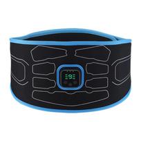 Išmanusis EMS pilvo treniruoklis raumenų stimuliatorius Toneris Fitness Vibracijos juosmens diržas kūno liekninamasis diržas elektrinis svorio metimas unisex mėlyna
