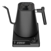 110 V 220 V elektrinis virdulys 1000 ml išmanusis temperatūros valdymo puodas 1200 W greito šildymo virdulys 304 nerūdijančio plieno įdėklas 110V voltage&us juoda