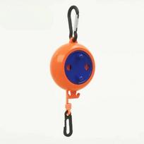 Retractable Clothes Drying Rack Rope Outdoor Portable Clothesline Storage Clothing Line for Laundry Drying Line Camping oranžinė