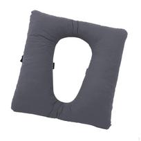 Bedside Commode Chair Cushion Padded Bathroom Accessory Thicken Portable Universal Toilet Seat pilka spalva
