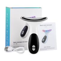 Neck Face Beauty EMS veido pakėlimo prietaisas Micro Current Skin Tighten Device Veido kūno lieknėjimo masažo mašina odos priežiūros priemonė
