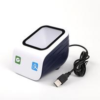 QR darbalaukio brūkšninių kodų skaitytuvas AutoSensor Big Window Brūkšninių kodų skaitytuvas Mobiliojo mokėjimo kodo nuskaitymo dėžutė geltona/juoda