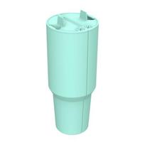 Silicone 2-in-1 Cup Liner for 40 Oz Cup Creative Drink Separator Stylish Emerald violetinė
