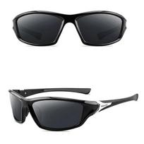 Sports Men's Outdoor Cycling Sunglasses Polarized Night Vision Sunglasses Women Retro Riding Anti-fog Uv400 Sunglasses black