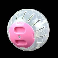 10/12cm Plastikinis Lauko Sporto Kamuolys Grounder Žiurkėnas Mažas Augintinis Pelės Bėgiojimo Kamuolys Žaislas Žiurkėnas Smiltpelė Mankštos Kamuolys Žaidimo Žaislų Reikmenys 10cm rožinė