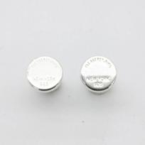 925 .Classic Sterling Silver Letter Earrings For Women ,Round Engraved Earrings ,Lovers Jewelry ,Luxurious And Beautiful Gifts