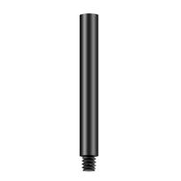 Aliuminio lydinio prailginimo strypas 12 mm skersmens 3/8 vidinis į išorinį sriegio adapteris trikojo ir užpildymo šviesos laikikliams Juodas 100MM