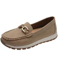 2024 2024 Moteriški mokasinai Moterys Odiniai Batai Sliponai Žemi Kulniukai Chaussures Femme Kasdieniai Balerinos Batai Moterys Mokasinai 36 smėlis