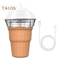 Elektrinis ledų gaminimo aparatas, greitas „pasidaryk pats“ vaisių ledų aparatas, skirtas naminiams Gelato sorbeto jogurto pieno kokteilių gėrimams