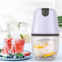 300 ml Elektrinis Ledo Smulkintuvas Ledo Drožimo Mašinos Ledo Smulkintuvo Mašina Barui violetinė
