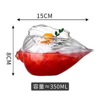 „Ins Wind Conch“ kokteilių stiklo vyno baras restoranas „Collins Glass“ gamintojai, didelio borosilikatinio stiklo didmeninė prekyba 350 ml