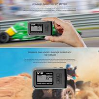 NAUJAS SKYRC GSM-015 GNSS GPS greičio matuoklis, skirtas RC automobiliniam dronui keturkopteriniam lėktuvui pilka