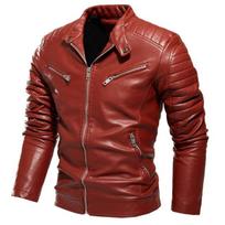 Žieminė juoda odinė striukė Vyriška kailiu pamušta šilta motociklo striukė Slim Street Fashion juodas dviratininko paltas Plisuoto dizaino užtrauktukas XXXL