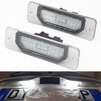 1 poros valstybinio numerio apšvietimo lemputė 18SMD be klaidų LED numeris OEM Direct skirtas Infiniti Fx35 Fx45 Q45 I30 I35 Q70 Nissan Fuga Cefiro balta