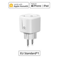 „Homekit Smart Socket EU“ belaidis „WiFi“ sieninis lizdas „Siri Control“ elektros lizdų jungiklis veikia su „Apple Homekit“ EU Standard