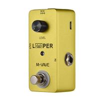 M-VAVE LOOPER Mini gitaros kilpa Elektrinės gitaros kilpos efekto pedalas Maks. 5 minučių įrašymo laikas auksas