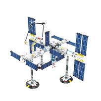 KAZI Nauja kosminė raketa Tiangong kosminė stotis šviečiantis žaislas smulkios dalelės vaikiškas surenkamas statybinių blokelių modelis