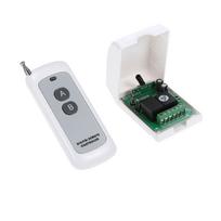 Smart Home 433Mhz RF DC 12V 2CH mokymosi kodas belaidžio nuotolinio valdymo jungiklio relės imtuvas Pack of 1 balta