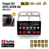 Automobilio radijas Android GPS navigacijos grotuvas skirtas Peugeot 307 307CC 307SW 2002-2013 Multimedia Stereo WiFi Video 2din 2 DIN Carplay 2+32GB 1+16GB,A