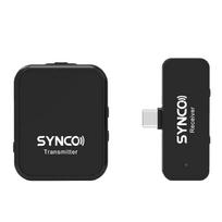 SYNCO G1L 2.4G belaidžio mikrofono sistema su prisegamu siųstuvu ir mini C tipo imtuvu 150M Type-C
