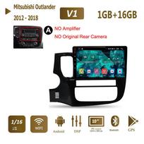 Skirta Mitsubishi Outlander 3 GF0W GG0W 2012–2018 m. Android automobilio radijo daugialypės terpės grotuvas 2 Din GPS galvos blokas 1+16GB A