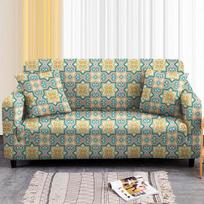 Išpardavimas Retro sofos užvalkalas svetainei 1 / 2 / 3 / 4 vietų geometrinis sofos atlošų užvalkalai L formos sekcijinis sofos apsauginis dekoras 1 seat 90-140cm