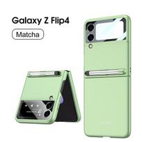 „Samsung Z Flip 4 5g“ dėklas su rašikliu, kietu kompiuteriu, atsparus smūgiams, fotoaparato objektyvas, ekranas, stiklo plėvelė, itin plonas matinis dėklas, skirtas Galaxy Z Flip4 for Samsung Z Flip 4