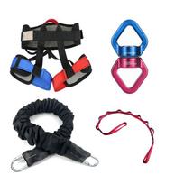 Antigravitacinė jogos treniruočių įranga Bungee šokio treniruotė Sporto salė Fitnesas Atsparumo juosta 120LBS