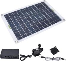 Saulės vandens siurblio rinkinys 50 W polikristalinio silicio saulės kolektorių fontano siurblio rinkinys, naudojamas saulės fontano baseino hidroponiniam sodui Solar Water Pump Kit