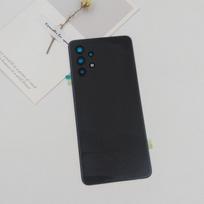 Nauja nugarėlė, skirta Samsung Galaxy A32 4G 5G A325 A326 akumuliatoriaus galinių durelių korpuso keitimo remonto dalys su fotoaparatu A32 4G Black