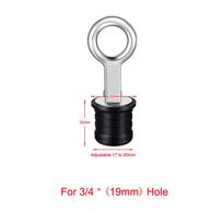 316 nerūdijančio plieno atidaromas išleidimo kamštis - Cam Lock snap-tight kamštis valties korpusui, gyvų žuvų talpyklai, masalo talpyklai, veidrodžiui (Tinka 1  ir 1-1/4  skylėms) For 19mm Hole white