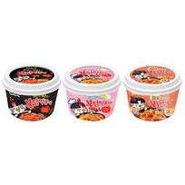 Samyang BULDAK Hot Chicken Tteokbokki Original, Carbo, Rose 3 Set (2 Parinktys) #1SET
