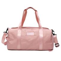 Luggage Bag Men Women Travel Shoulder Bag Hand bag Waterproof Nylon Men Women Travel Bag rožinė