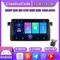 Android Car Radio Carplay BMW E46 M3 Rover 318/320/325/330/335 1998-2006 Automobilių multimedijos vaizdo grotuvas GPS navigacija WIFI 2+32GB 2+32GB