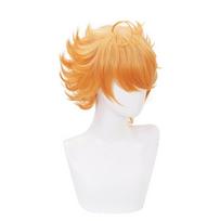 Emma Cosplay Perukas Anime Yakusoku no Neverland The Promised Neverland Oranžinis Karščiui Atsparus Sintetinių Plaukų Perukas One Size oranžinė