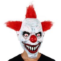Siaubo blogio klounas latekso kaukė Cosplay Full Head Costume Props Adult bedugnė
