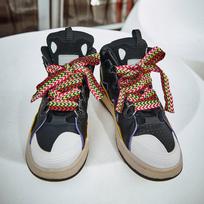 Vyriški / moteriški Harajuku stiliaus bendro prekės ženklo „Tide“ prekės ženklo vokiški batai „Dad Batai“ Pora Aukšti laisvalaikio sportbačiai 36 juoda