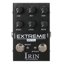 IRIN Distortion gitaros efekto pedalas nešiojamasis gitaros efektorius su žemo/vidutinio/aukšto dažnio padidinimu juoda