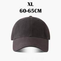 Unisex Didesnė Galva 60-65cm Kepurė Paprasta Lenkta Kepurė Su Skydeliu Lauko Neperpučiama Beisbolo Kepuraitė Vienspalvė Reguliuojama Laisvalaikio Kepurės Vyrams Moterims XL 60-65cm
