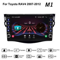 Automobilinis Android radijas skirtas Toyota RAV4 2007-2012 Su mygtuko rankenėle 2din Multimedijos stereo vaizdo grotuvas WIFI GPS Carplay 2+32GB 1+16GB