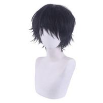Anime Jujutsu Kaisen Toji Fushiguro Cosplay perukas trumpas perukas karščiui atsparūs sintetiniai plaukai su nemokama peruko dangteliu Cos Prop skirta moteriai juoda