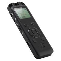 32GB skaitmeninis balso įrašymo įrenginys Balsas suaktyvintas o Įrašymo triukšmo mažinimas atkuriant MP3 muziką 8GB juoda