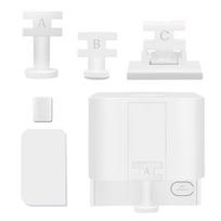 „Tuya BT Fingerbot Intelligent Finger Robot“ belaidžio jungiklio mygtuko stūmiklio roboto darbas su „APP Voice“ balta