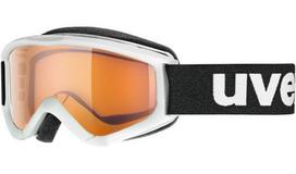 Slidinėjimo akiniai vaikams Uvex Speedy Pro, balti/juodi