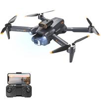 Nuotolinio valdymo dronas su kamera 4K dviguba 360 laipsnių infraraudonųjų spindulių kliūčių išvengimo variklis be šepetėlių 3 battery pilka