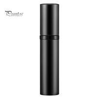 5 ml daugkartinio buteliuko kišenės dydžio purkštuvas kvepalų dozatoriaus purškimo pompos užpildas iš „Bottom Travel Essentials“ juoda