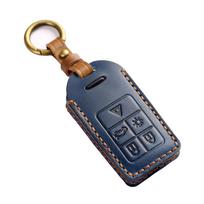 Automobilio rakto dėklo dangtelis, skirtas Volvo XC60 V60 S60 XC70 V40 Odinis raktų pakabuko laikiklis Fob Protector Raktų pakabukas Apsauginiai priedai Apvalkalas