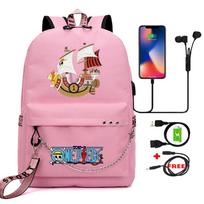 Anime One Piece Kuprinė Paaugliams Unisex Mokyklinė Kuprinė Berniukui Mergaitei Animacinių Filmų Spaudinys Nešiojamojo Kompiuterio Kuprinė Atgal Į Mokyklą
