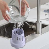 -Cup Drying Rack, Bottle Water Rack for Countertop violetinė